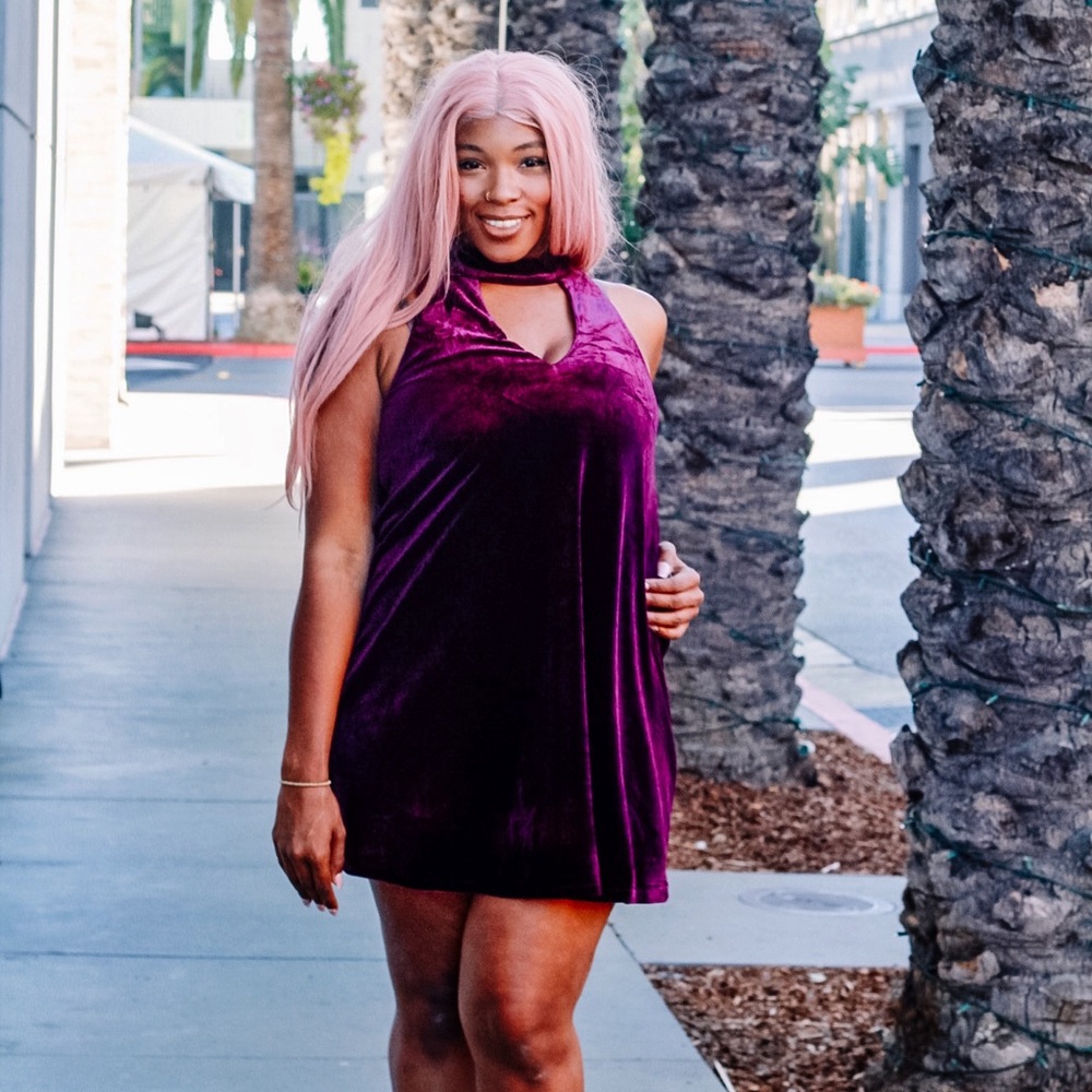 NEW Lulu’s Velvet Dress